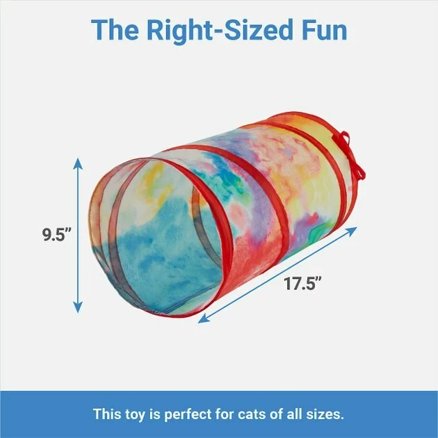 Frisco Pride Plush, Teaser, Ball, Tunnel Variety Pack Cat Toy with Catnip, 10 count 4 Frisco Pride Plush, Teaser, Ball, Tunnel Variety Pack Cat Toy with Catnip, 10 count - Image 2