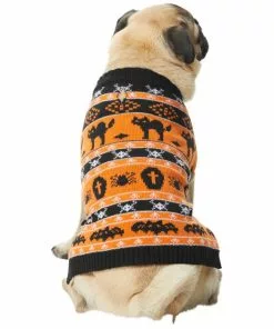 Frisco Fair Isle Pumpkin Dog & Cat Sweater
